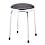 Round Chair (with Rotating Seat and Plated Legs)