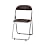 Foldable Pipe Chair Urethane Leather-Covered