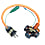 2P Extension Cord with Grounding for Outdoors (Short Power Outlet)