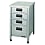 Stainless Steel Storage Cabinet Vertical Drawer-Attached Depth 600 mm Type