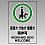 Prohibition Sign Transparent Sticker