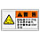 Product Responsibility (PL) Warning Display Label Horizontal Sticker