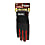 Leather Gloves, PS-991 Pro Soul Synthetic Leather Back Knit Hook & Loop Fastener