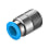 Push-in Fitting, QS Series【1-100 Pieces Per Package】
