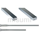 刻印付R付角エジェクタピン -ハイス鋼SKH51/ツバ厚4mm/P･W公差0_-0.01タイプ-