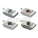 ６シリーズ（溝幅８ｍｍ）用　アルミフレーム用後入れナット【1～100個入り】