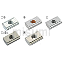 ６シリーズ（溝幅８ｍｍ）用　アルミフレーム用後入れストッパナット【1～100個入り】