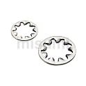 ８シリーズ（溝幅１０ｍｍ）用　アルミフレーム用歯付座金【100個入り】