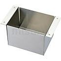 【穴加工無料】無塗装パネル箱型2辺耳あり 高耐食溶融めっき鋼板 RBTNL
