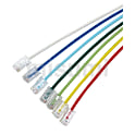 CAT6 CAT5e UTP (より線) AWG28細径 ツメ折れ防止 自由長 LANケーブル