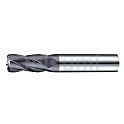 超硬4枚刃不等分割コーナーラジアスショートエンドミル 30° B256X
