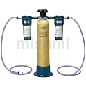 カートリッジ純水器装置セット（電気伝導率計・前後フィルター付）