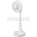 サーキュレーター扇風機 DC ホワイト ハネ径15cm