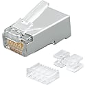 STP シールド有　CAT6 RJ45モジュラープラグ【10～100個入り】【10～100個入り】