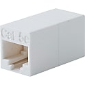 LANケーブル延長　シールド無　CAT5e　JJアダプタ（中継用ジャック）