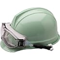 ゴーグル型保護メガネ（ヘルメット取付式） X-9302