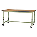 軽量作業台／ワークテーブル耐荷重160kg （高さ調整移動式H750～1000）