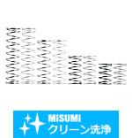 【クリーン洗浄品】丸線コイルスプリング　外径基準ステンレスタイプ UY・UV・UR・UF