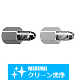 【クリーン洗浄品】油圧・水圧用継手　ストレートタイプ　ＰＴメネジ・ＰＦオネジ　-ストレート・オス-