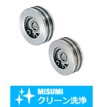【クリーン洗浄品】丸ベルト用アイドラー　ニ連タイプ
