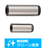 【クリーン洗浄品】ノックピン　プラス公差　端部形状：両端テーパ　はめあい公差：p6