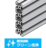 【クリーン洗浄品】アルミフレーム　５シリーズ　長方形　平行面取り　２０×８０ｍｍ　８０×２０ｍｍ