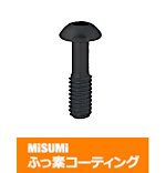 【ふっ素コーティング】全長指定カバーボルト　ボタンボルトタイプ