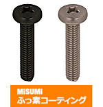 【ふっ素樹脂コーティング/ふっ素含有メッキ】SUS316L 十字穴付バインド小ねじ