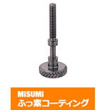 【ふっ素含有メッキ】アジャストボルト　ローレットノブ付