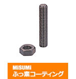 【ふっ素含有メッキ】調整ねじセット 六角穴付タイプ