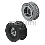 Flanged Idlers with Teeth / Center Bearing / S5M / S8M / S14M