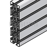 アルミフレーム　６シリーズ　長方形　３０×１２０ｍｍ　３列溝以上　４面溝