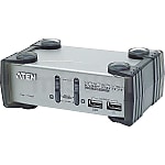 USB機器接続VGA対応小型KVMスイッチ（2ポート・4ポート）
