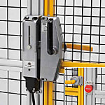 ドアハンドル形安全スイッチ付安全柵