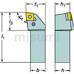 サンドビックの外径用旋削ホルダ | MISUMI(ミスミ)