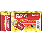 三菱電機 アルカリ乾電池単1形4本パック