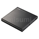 USB2.0ポータブルDVDドライブ 書込ソフト付 ブラック