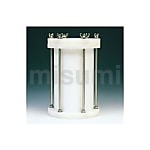 PTFE 蓋付円筒型容器 5L NR0160-10 | フロンケミカル | MISUMI