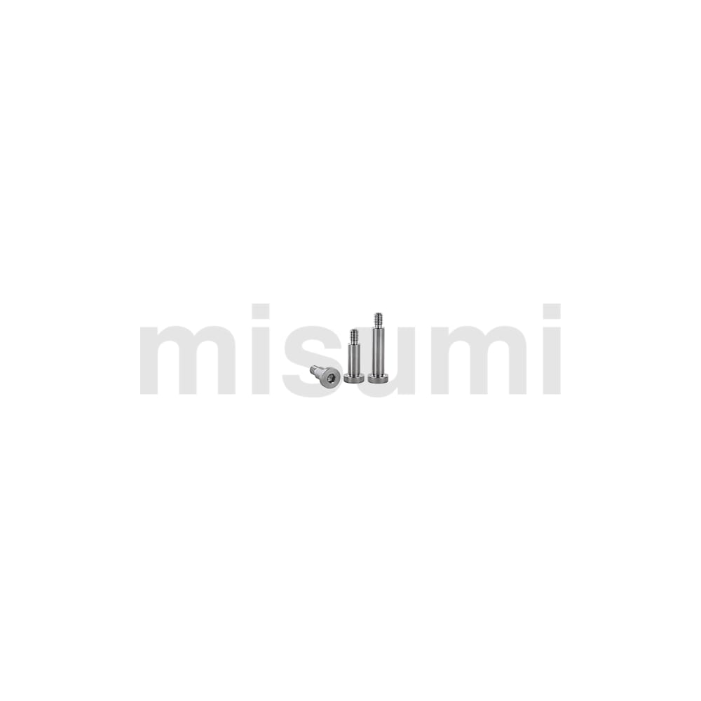 [New Product]Low Head Shoulder Bolt - High Strength Stainless Steel Type, Shaft Dia. Tolerance g6