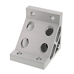8 Series (Groove Width 10 mm) - for 2-Row Grooves - Extruded Extra Thick Bracket, 8-Mounting Hole Type