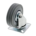 Casters -Light Load- Wheel Material: Rubber - Swivel Type