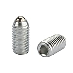 (Economy series) White Zinc-Plated Ball Plungers