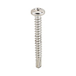 Self-Drill Screws Cross Recessed Pan Head - Stainless Steel