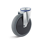 Swivel Castors with bolt hole attachment, thermoplastic wheel