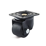 Swivel Castors with polyamide wheel / Steering housing / Mounting plate