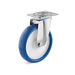 Stainless steel swivel Castors with polyurethane wheel