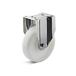 Stainless steel fixed Castors with polyamide wheel