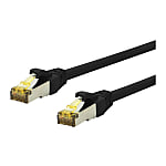 Câble de brassage UltraFlex Cat.6A S/FTP LSOH - noir