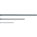 Straight Ejector Pin - 440C Stainless Steel, 4 mm Head Height, Configurable/Selectable Shaft Diameter and Length  