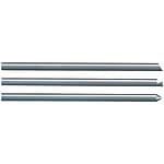 Straight Ejector Pins with Tip Processed - Die Steel SKD61, 4mm Head, Configurable Length (MISUMI)